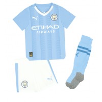 Camisa de Futebol Manchester City Mateo Kovacic #8 Equipamento Principal Infantil 2023-24 Manga Curta (+ Calças curtas)